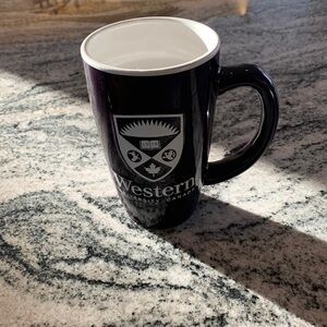 Western university ceramic mug. NWT